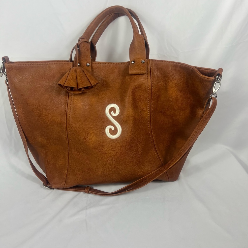 Brown Leather Tote Bag